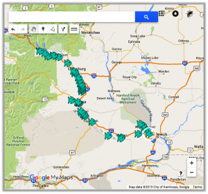 Yakima River Fishing Access Map | The Lunkers Guide