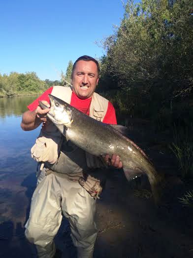 Amir with Skokomish River Chinook