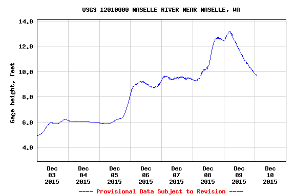 Naselle River Water Level
